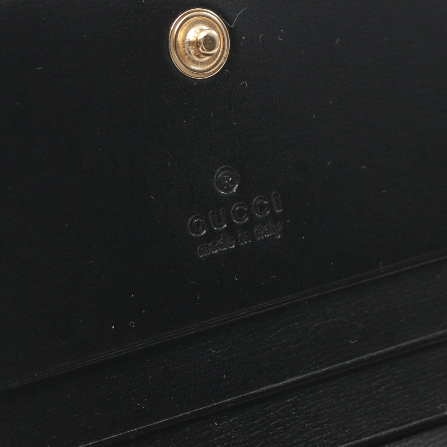 Luxury Gucci Trending 2025 Horsebit 1955 Bi-fold wallet Leather Black