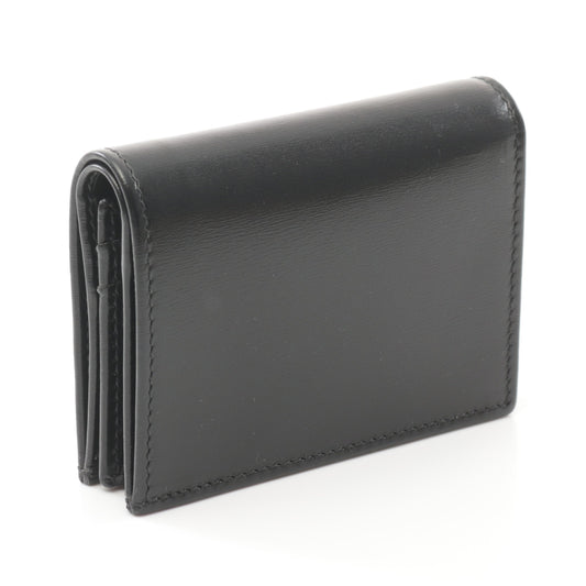 Luxury Gucci Trending 2025 Horsebit 1955 Bi-fold wallet Leather Black