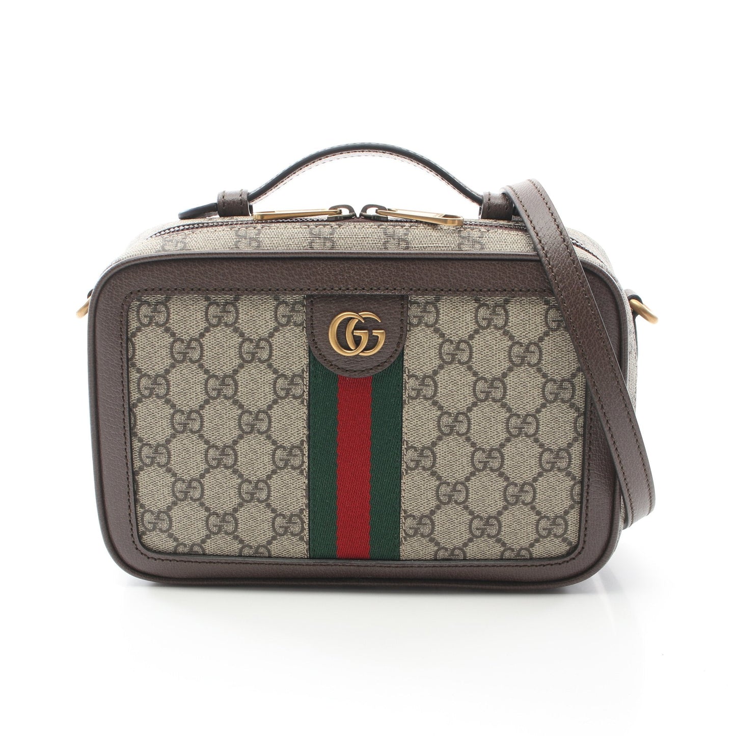 Luxury Gucci Trending 2025 Offdia GG Supreme Shoulder bag PVC Leather Beige Brown Multicolor