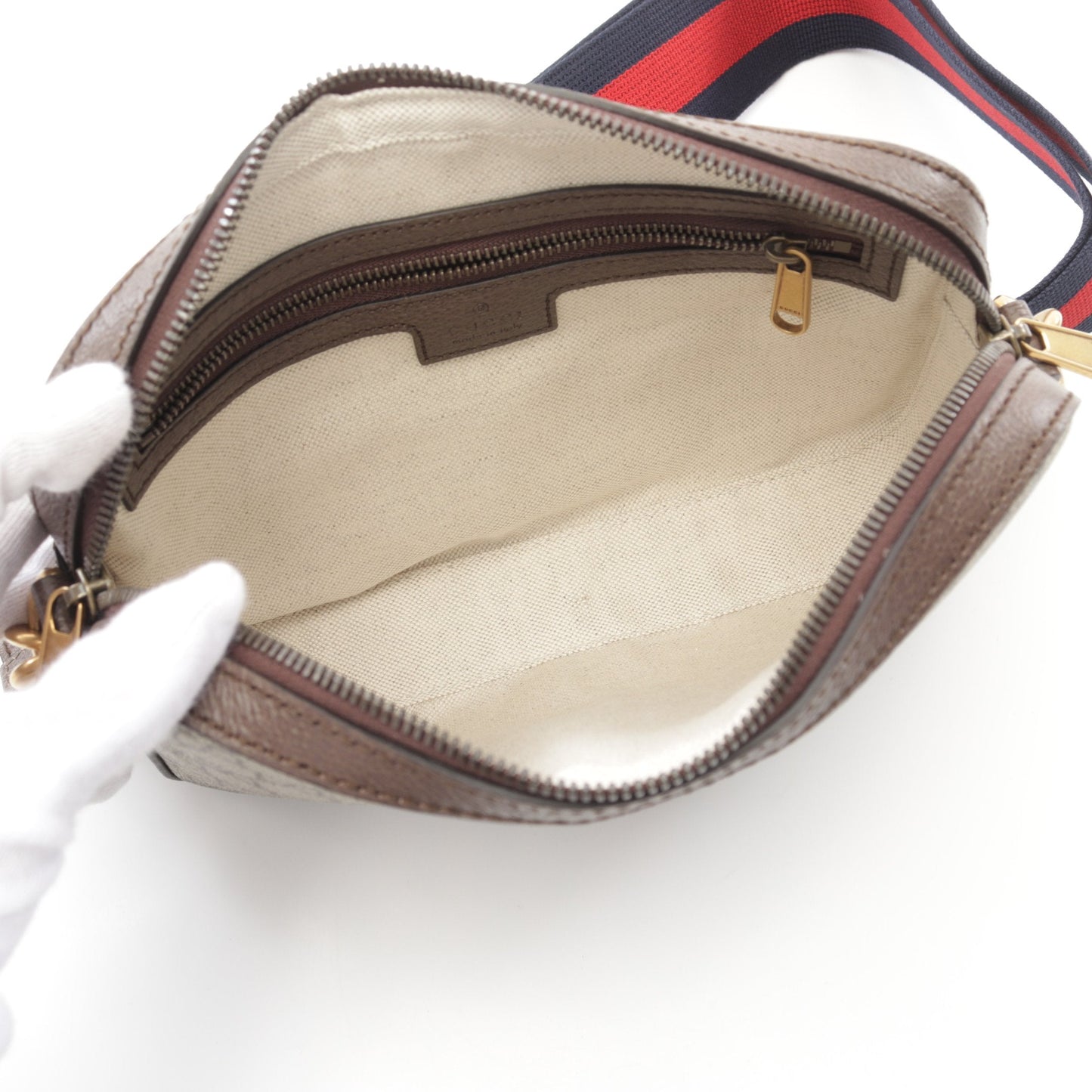 Luxury Gucci Trending 2025 GG Supreme Sherry line Shoulder bag PVC Leather Beige Dark brown Multicolor