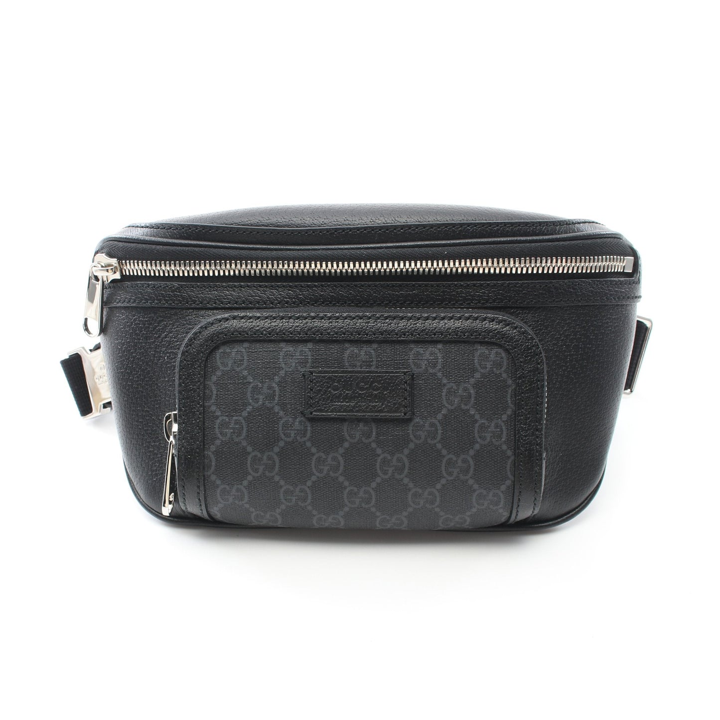 Luxury Gucci Trending 2025 GG Small Belt bag Body bag Waist bag PVC Leather Black