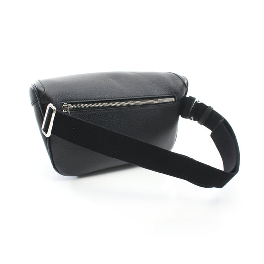 Luxury Gucci Trending 2025 GG Small Belt bag Body bag Waist bag PVC Leather Black