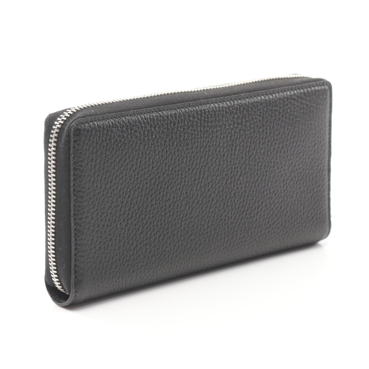 Luxury Gucci Trending 2025 Round zipper long wallet Leather Black Logo