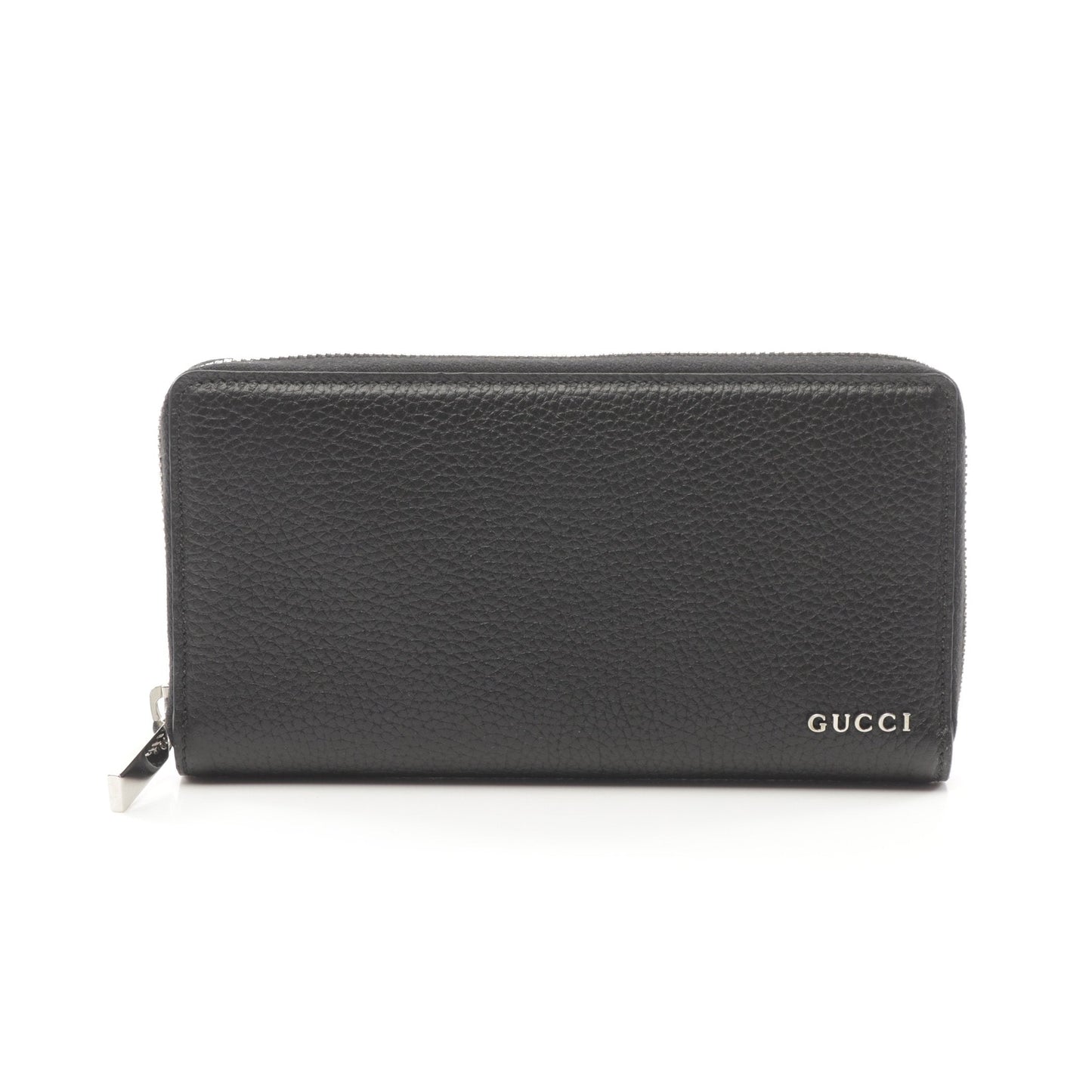 Luxury Gucci Trending 2025 Round zipper long wallet Leather Black Logo