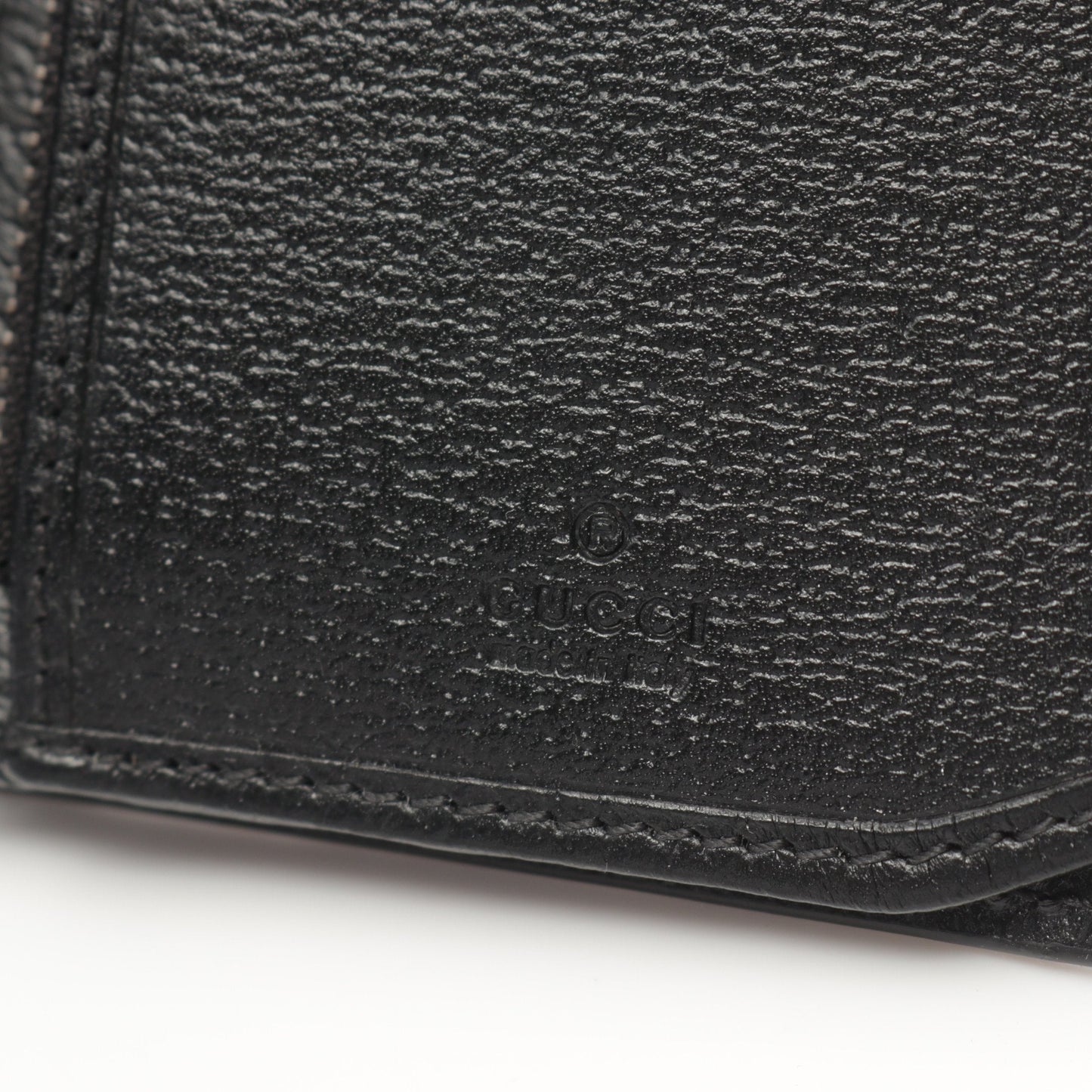 Luxury Gucci Trending 2025 Double G Bi-fold Long Wallet Leather Black