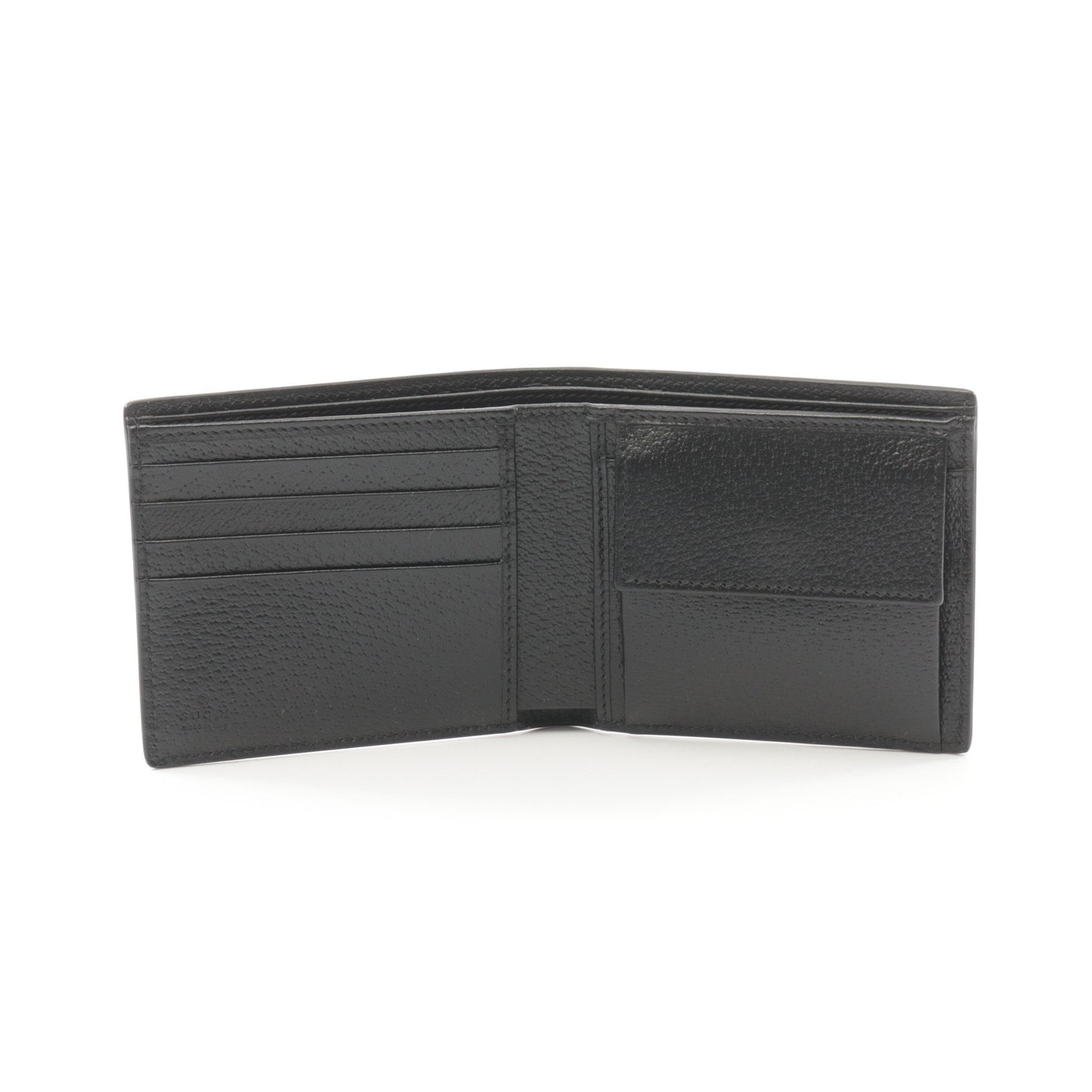 Luxury Gucci Trending 2025 GG Marmont Bi-fold wallet Leather Black