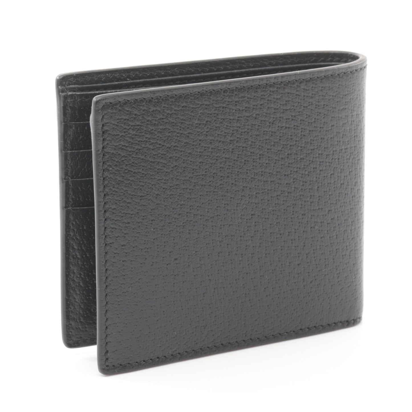 Luxury Gucci Trending 2025 GG Marmont Bi-fold wallet Leather Black