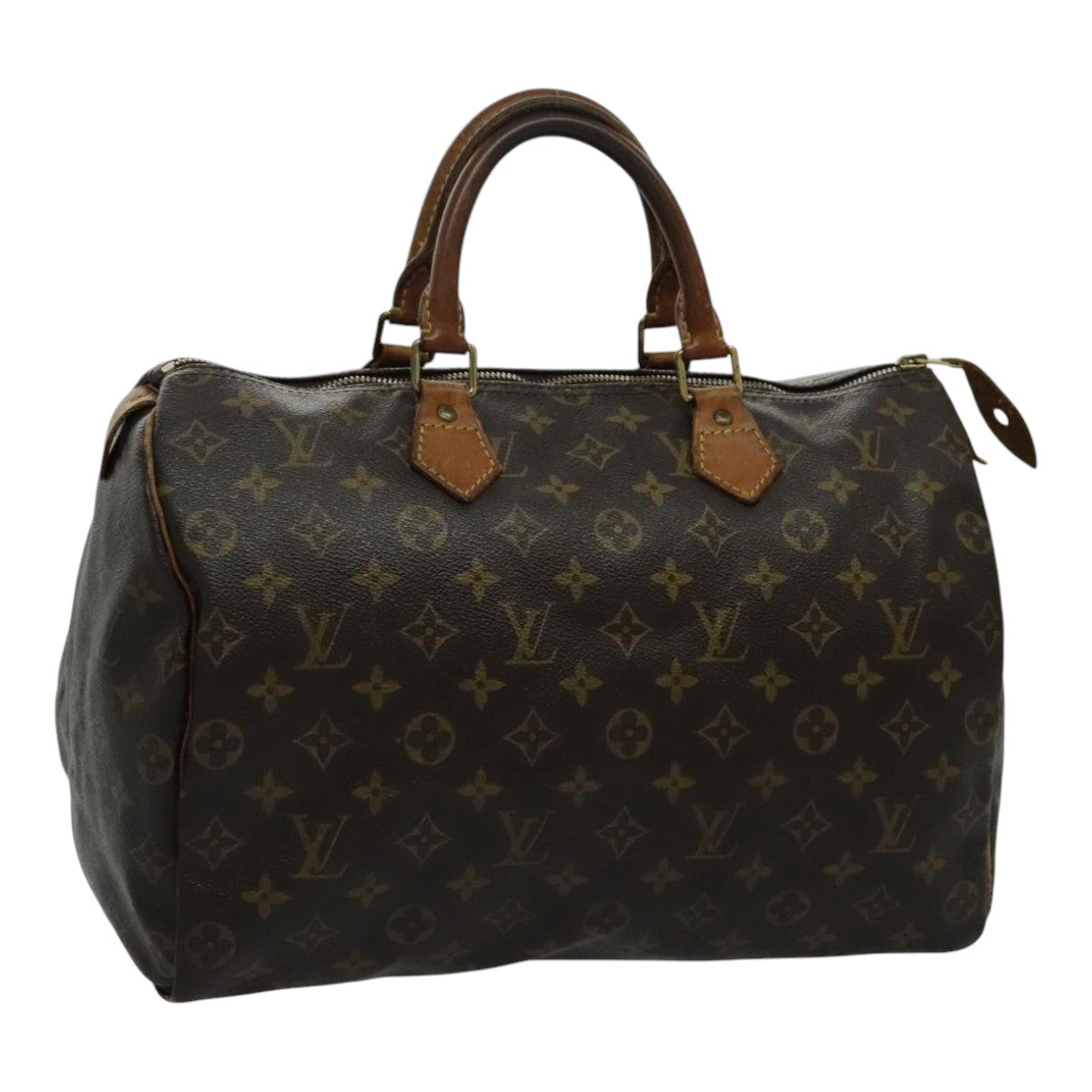 LOUIS VUITTON Monogram Speedy 35 Hand Bag M41524 LV 95633