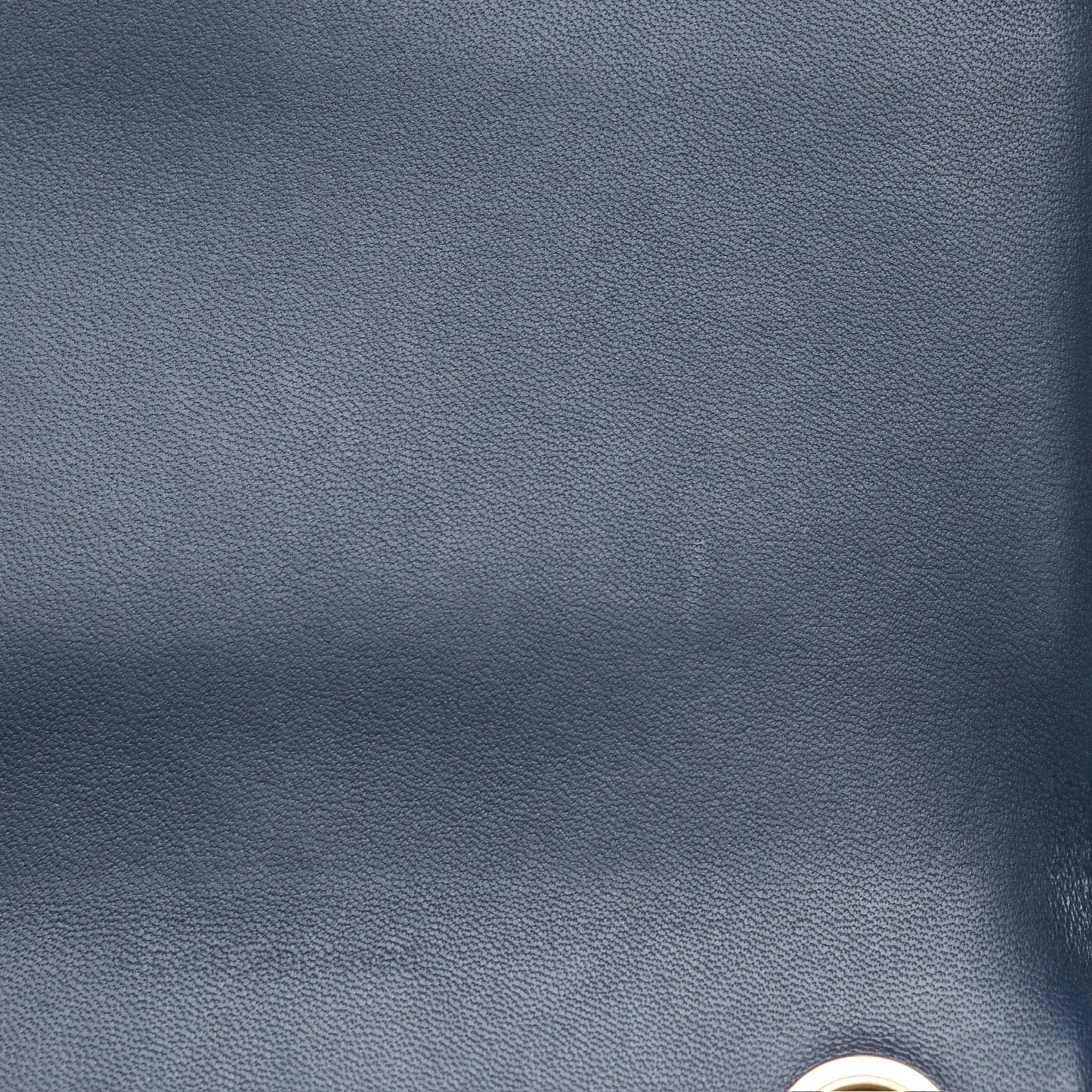 Chanel CC Mania Flap Bag Navy Lambskin Gold Hardware