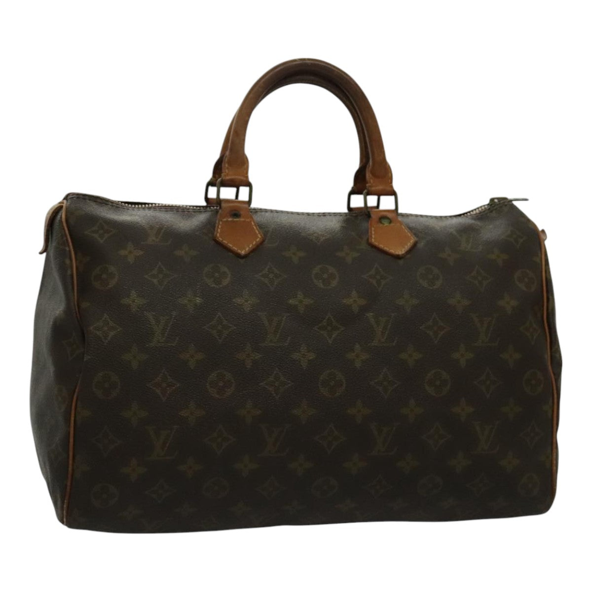 LOUIS VUITTON Monogram Speedy 35 Hand Bag Vintage M41524 LV 95659