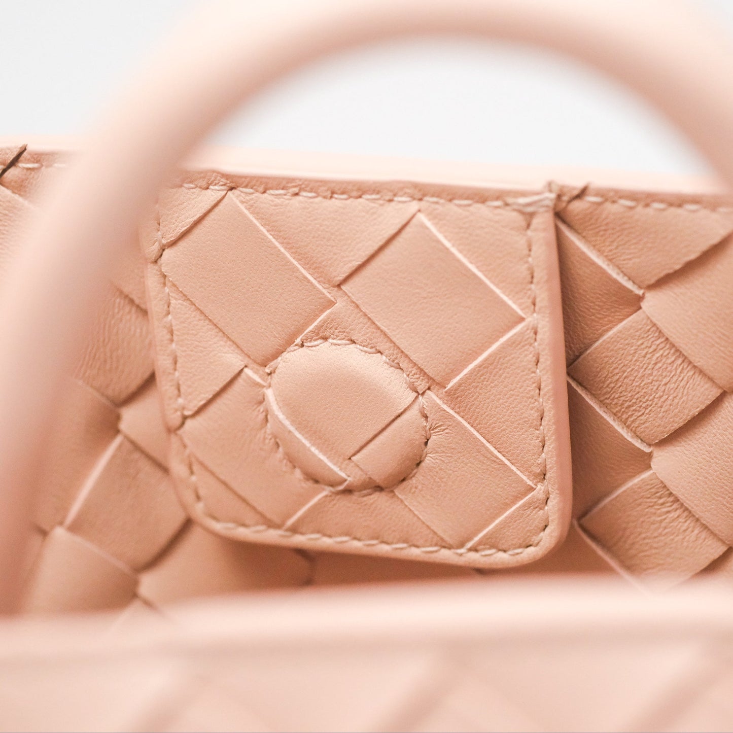 Bottega Veneta Small Andiamo Bag Lotus Intrecciato Lambskin