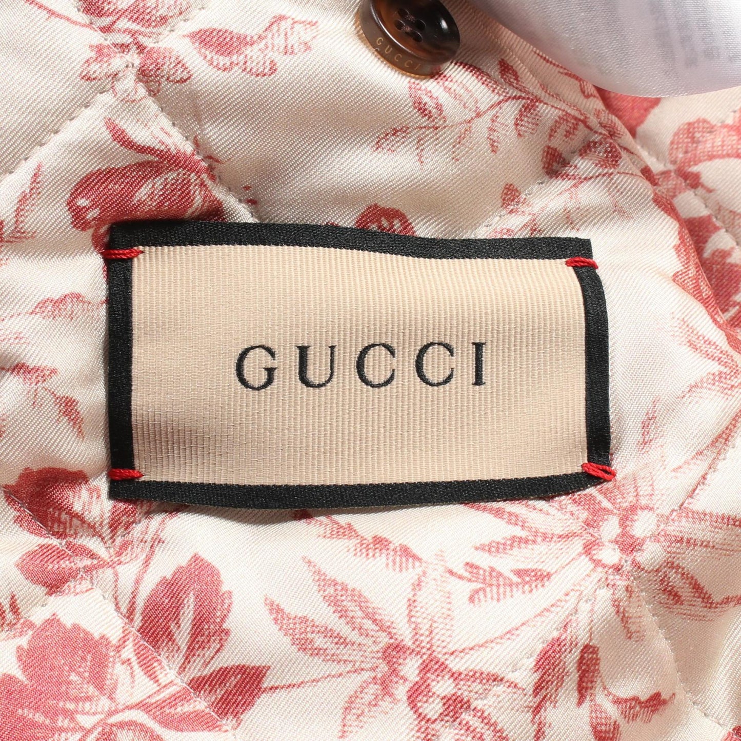 Luxury Gucci Trending 2025 Corduroy Jacket Dog Embroidery Cotton Brown Studs
