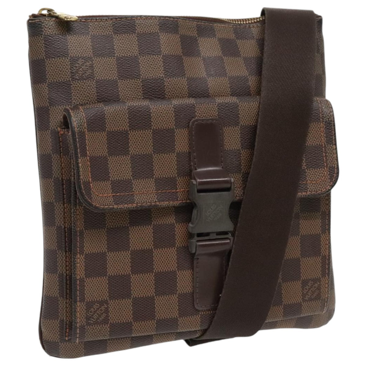LOUIS VUITTON Damier Ebene Pochette Merwiel Shoulder Bag N51127 LV 95676