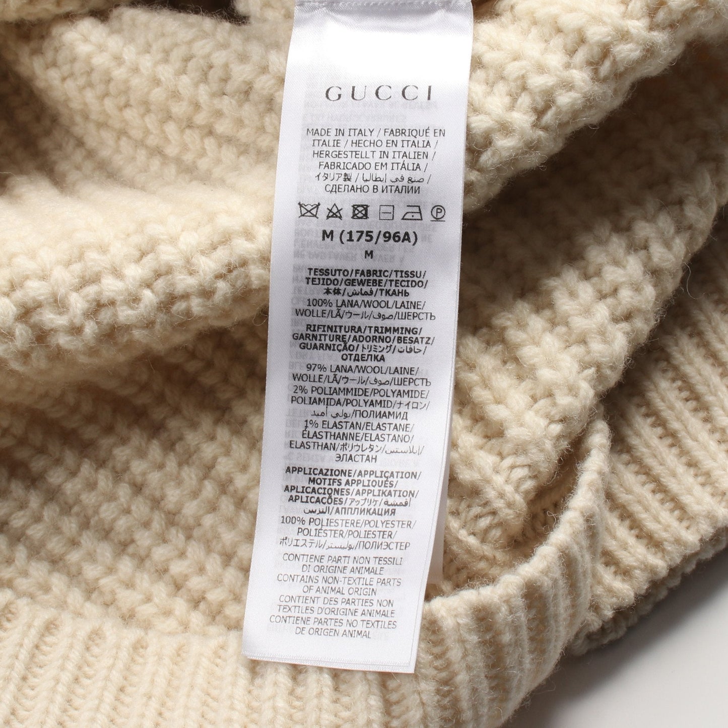 Luxury Gucci Trending 2025 Web stripe Cable Cardigan Wool Ivory Navy Red