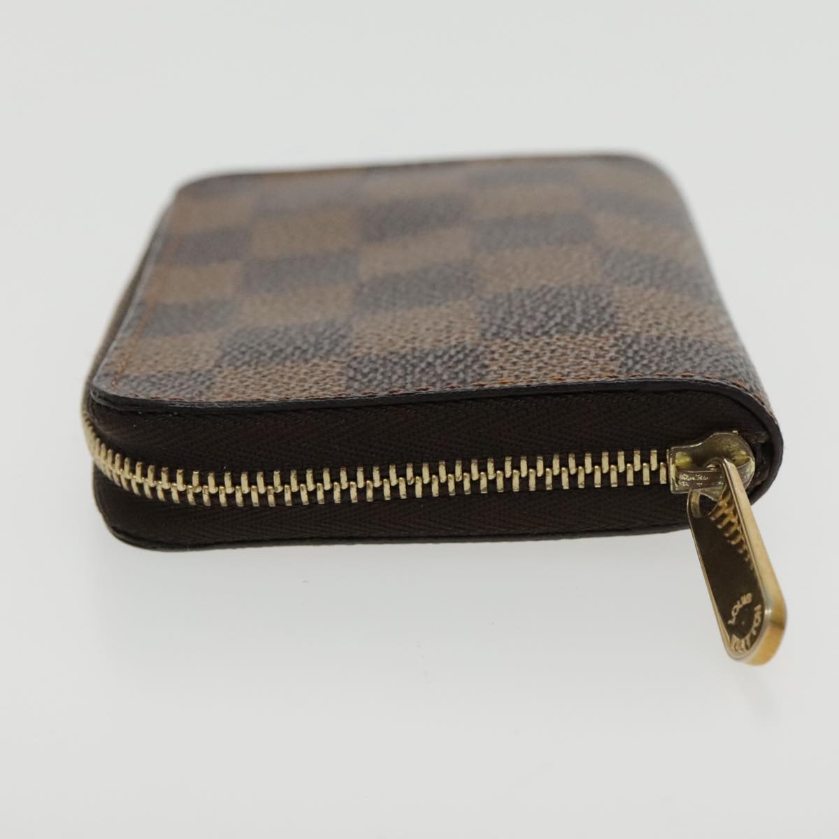 LOUIS VUITTON Damier Ebene Zippy Coin Purse N63070 LV 95687