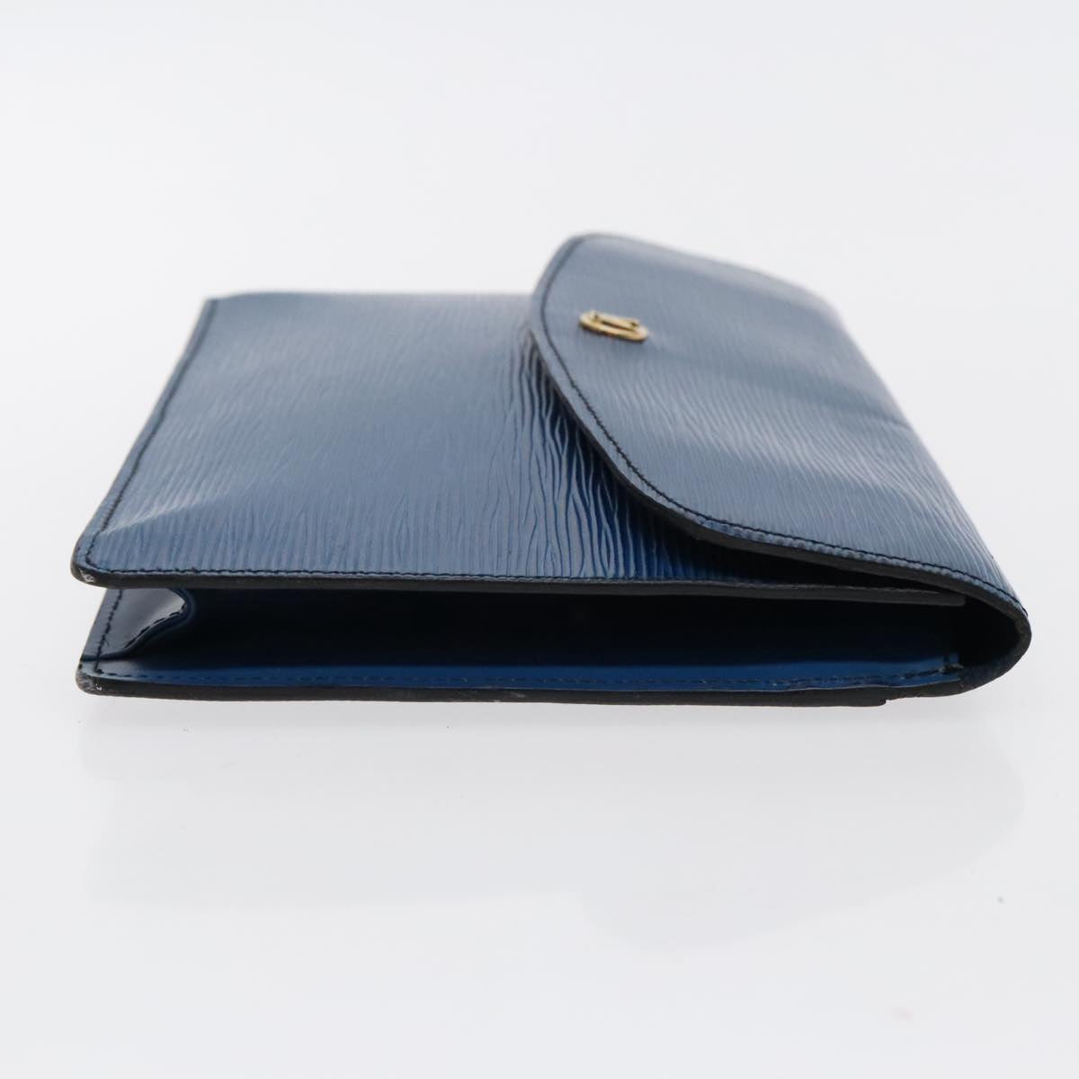 LOUIS VUITTON Epi Montaigne 27 Clutch Bag Blue M52655 LV 95699