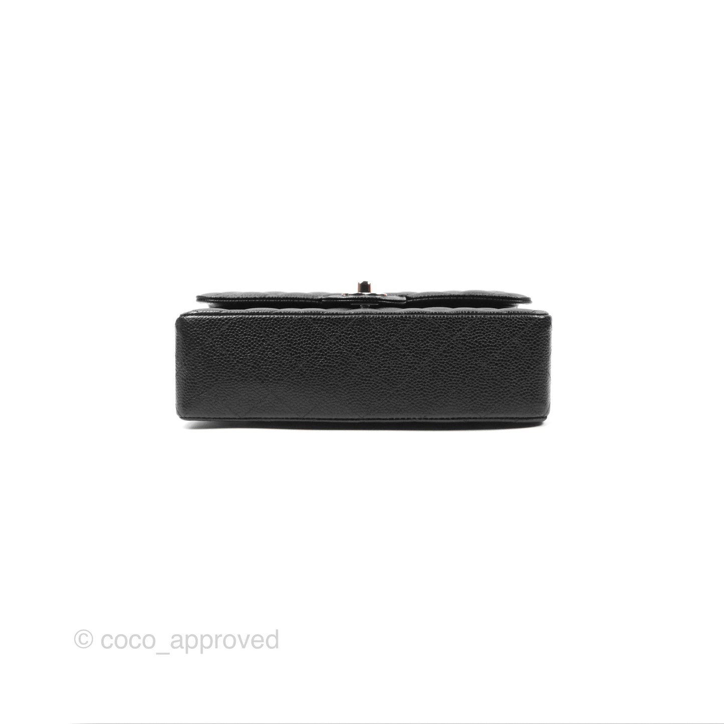 Chanel Small Classic Quilted Flap Black Caviar Silver Hardware