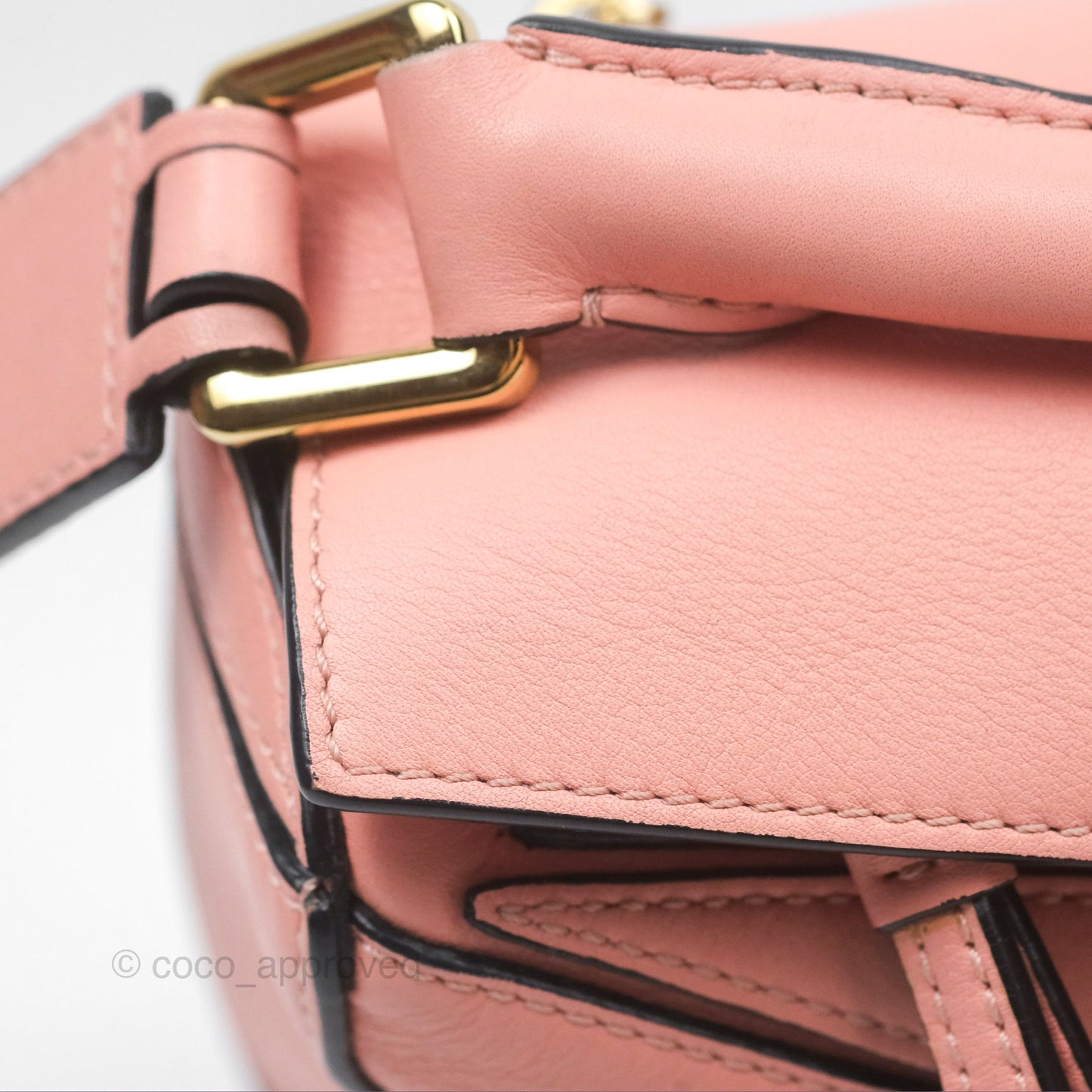 Loewe Small Puzzle Bag Pink Calfskin
