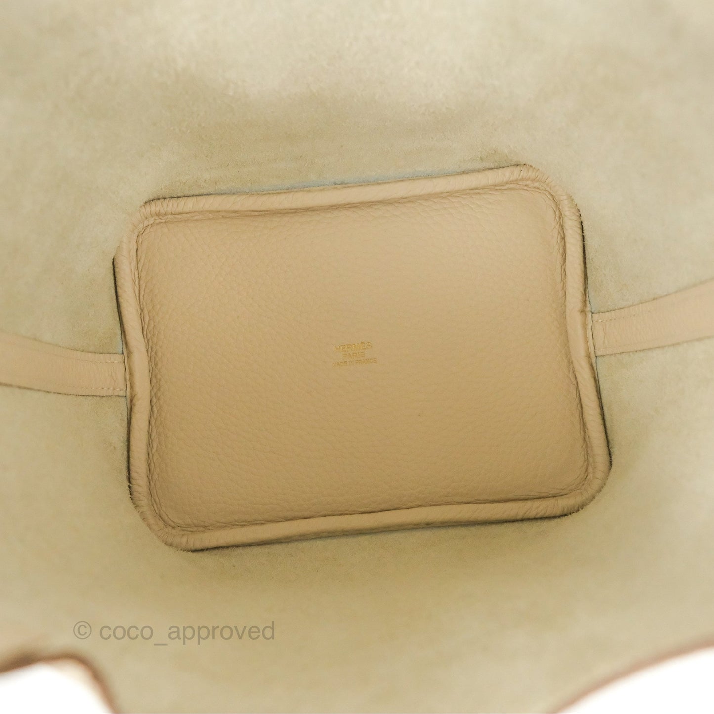 Hermès Picotin Lock 18 Craie Taurillon Clemence Gold Hardware
