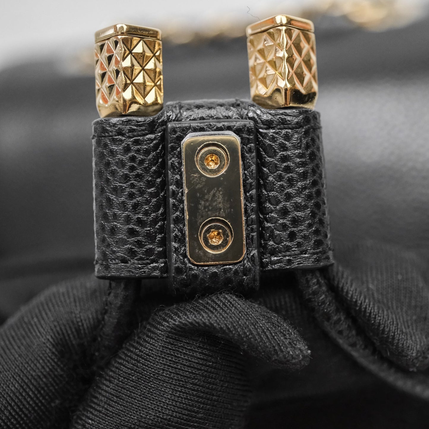 Chanel Quilted Mini Business Affinity Backpack Black Caviar Gold Hardware