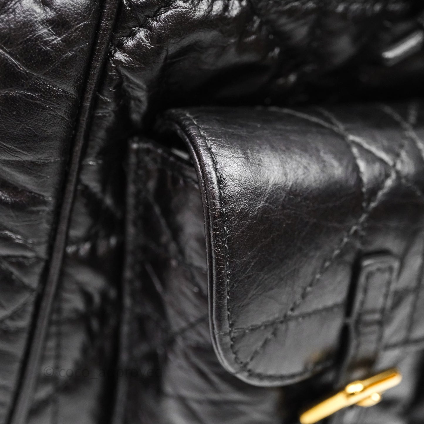 Christian Dior Medium Dior Caro Backpack Black Macrocannage Lambskin