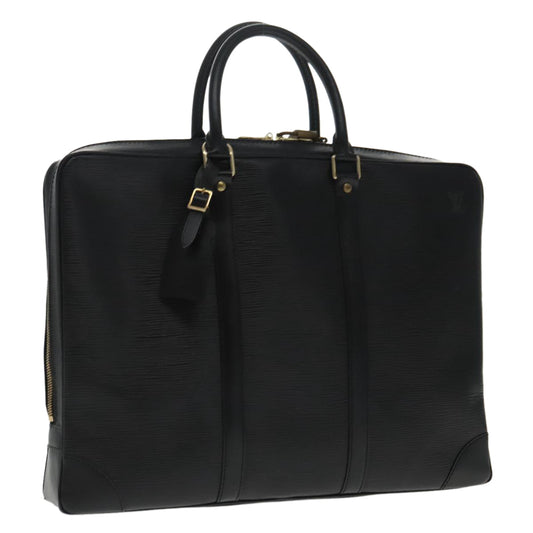 LOUIS VUITTON Epi Porte Documents Voyage Business Bag Black M54472 95735