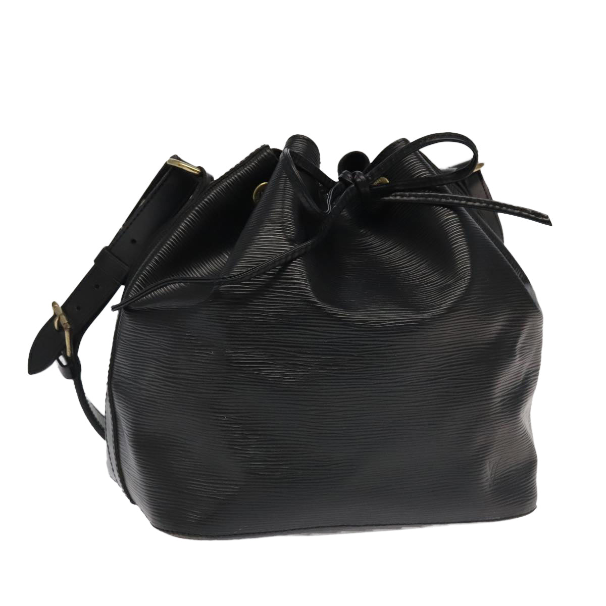 LOUIS VUITTON Epi Petit Noe Shoulder Bag Black M44102 LV 95741