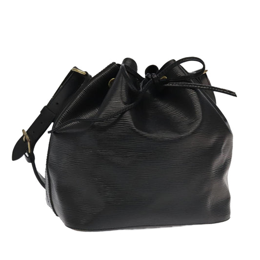 LOUIS VUITTON Epi Petit Noe Shoulder Bag Black M44102 LV 95741