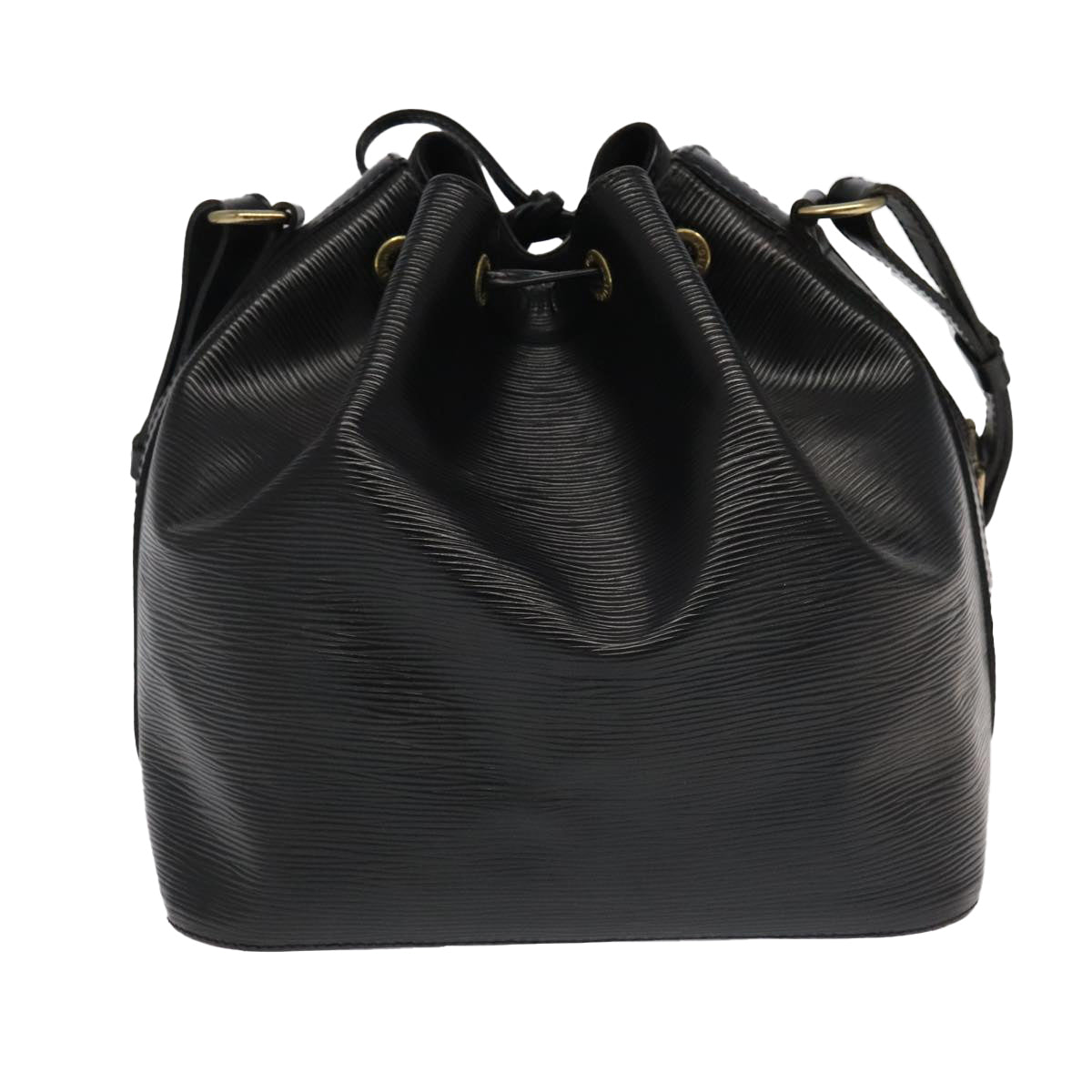 LOUIS VUITTON Epi Petit Noe Shoulder Bag Black M44102 LV 95741
