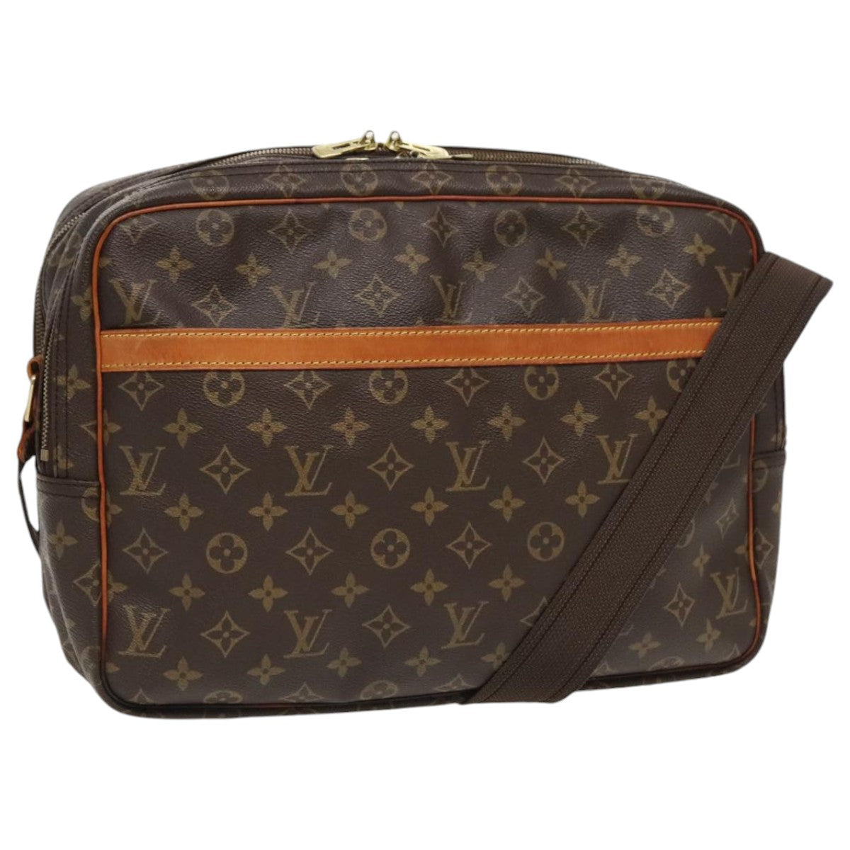 LOUIS VUITTON Monogram Reporter GM Shoulder Bag M45252 LV 95747