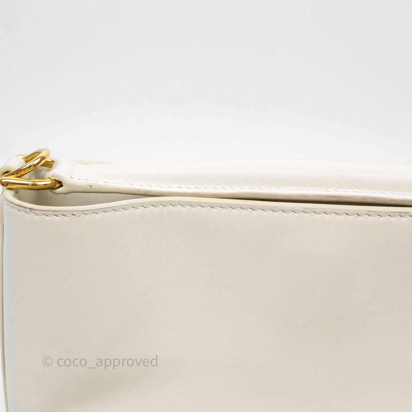 Celine Teen Bucket 16 Bag Ivory White Calfskin