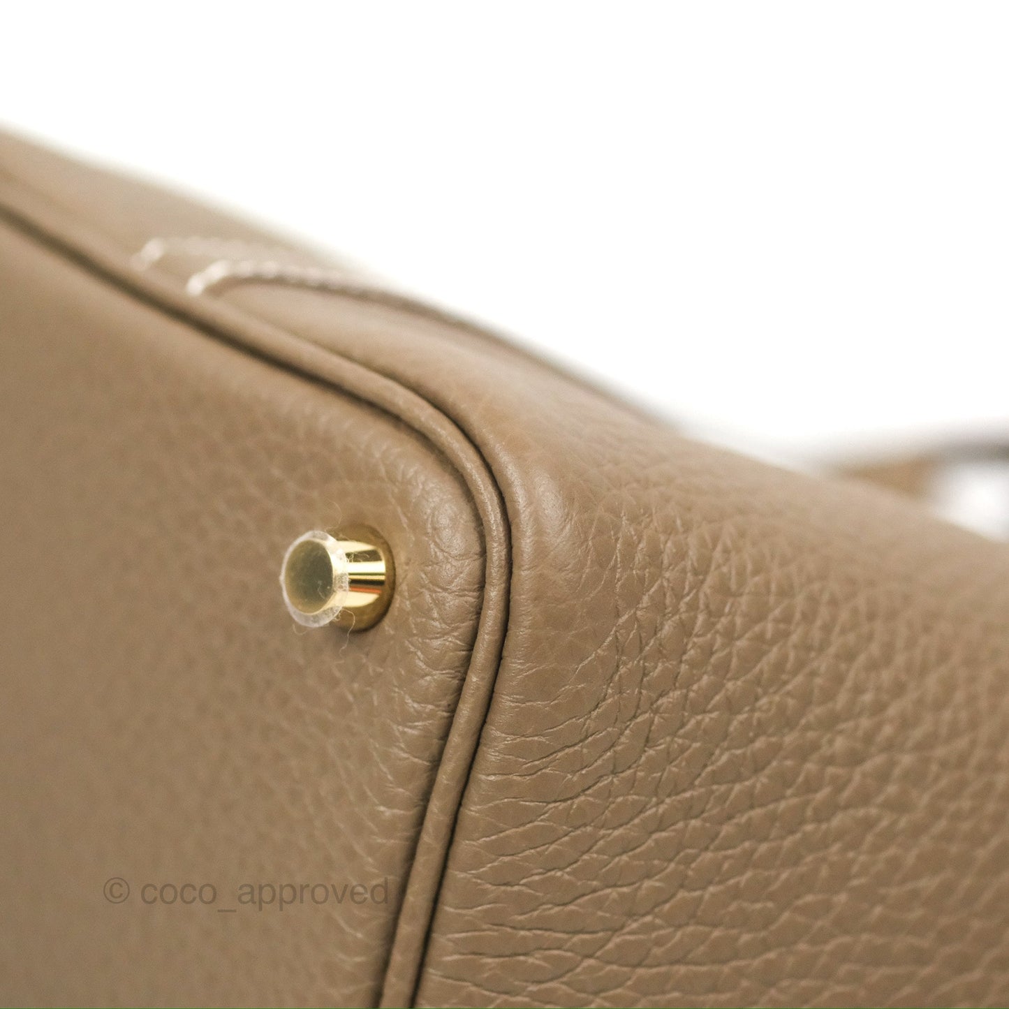 Hermès Picotin 18 Etoupe Clemence Gold Hardware