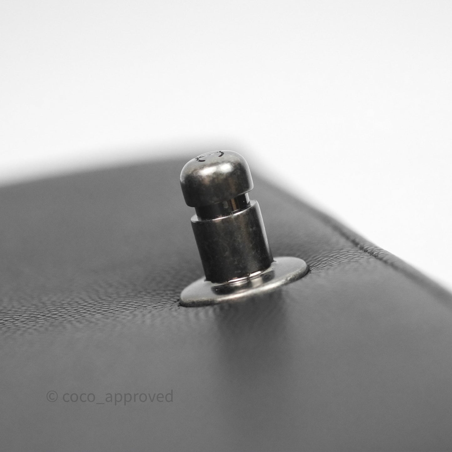 Chanel Quilted Medium Boy Black Caviar Ruthenium Hardware