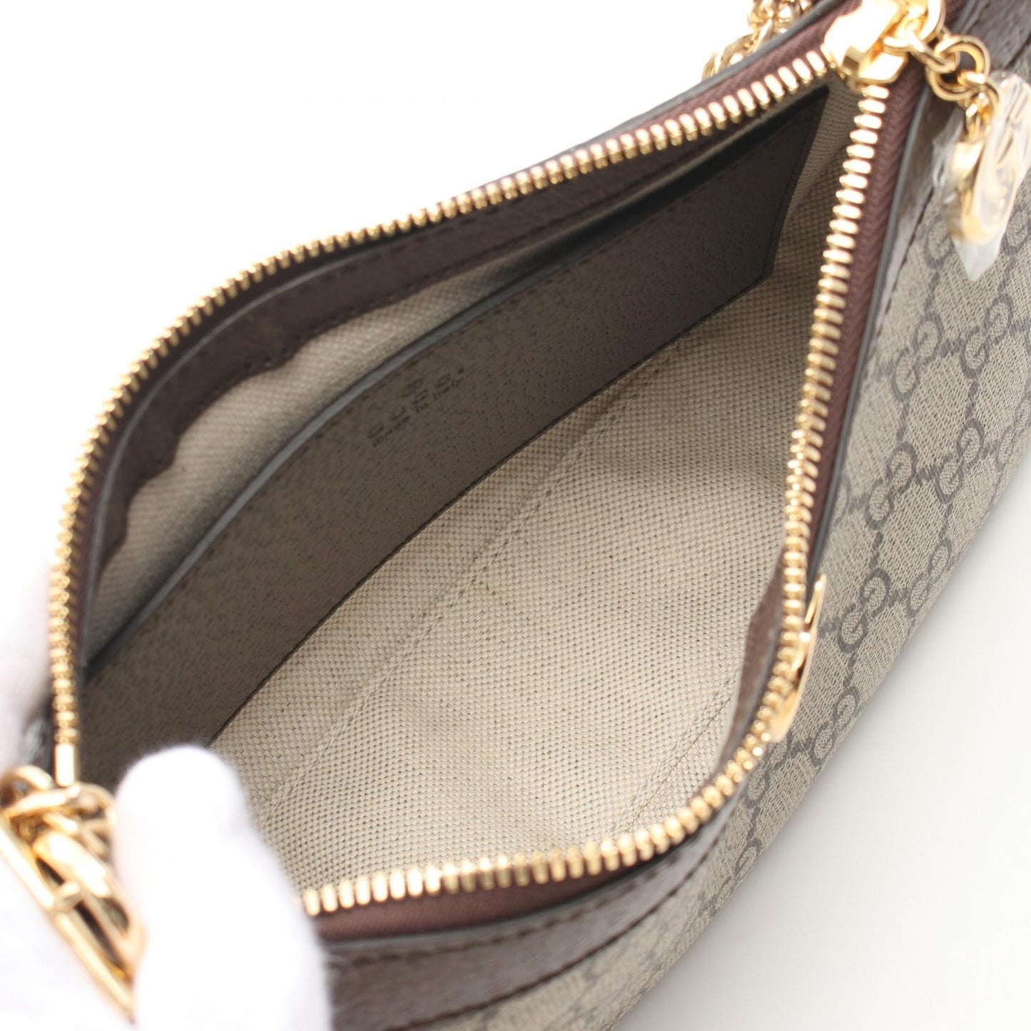 Luxury Gucci Trending 2025 Ophidia Small GG Supreme Handbag PVC Coated Canvas Leather Beige Brown