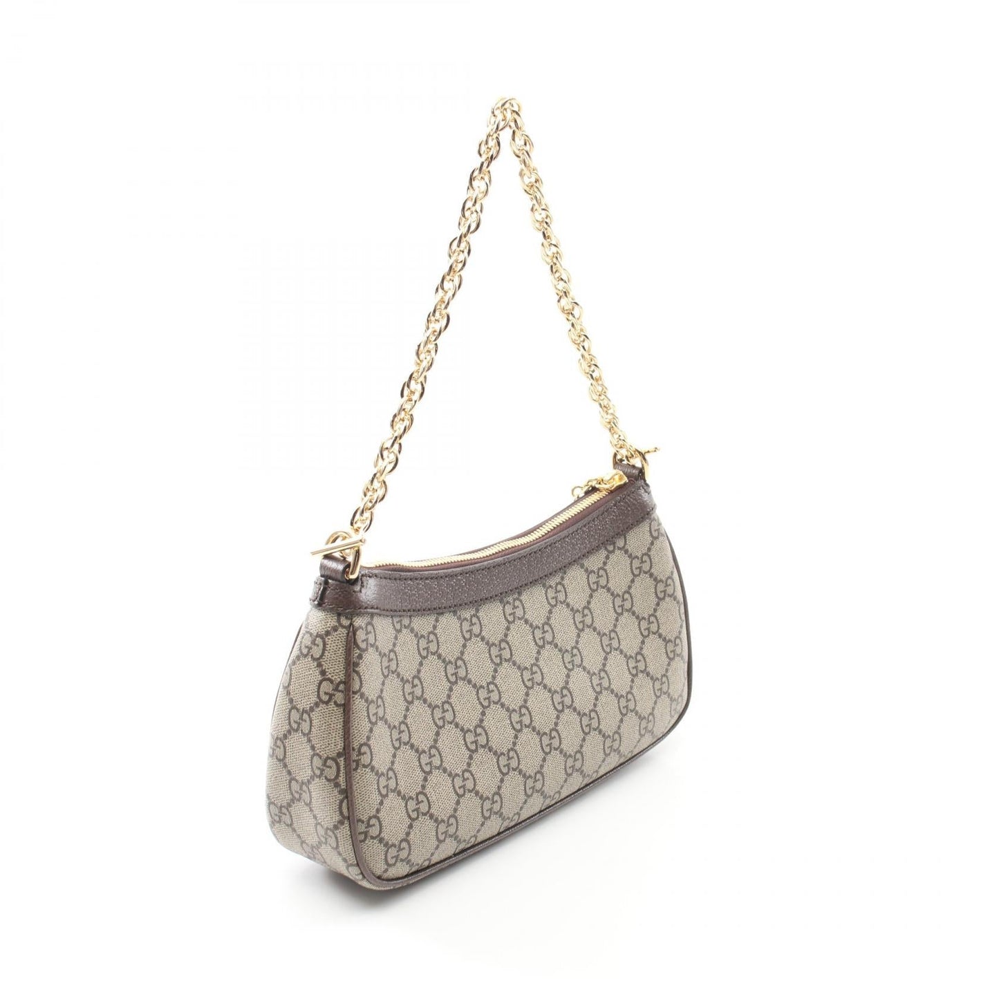 Luxury Gucci Trending 2025 Ophidia Small GG Supreme Handbag PVC Coated Canvas Leather Beige Brown