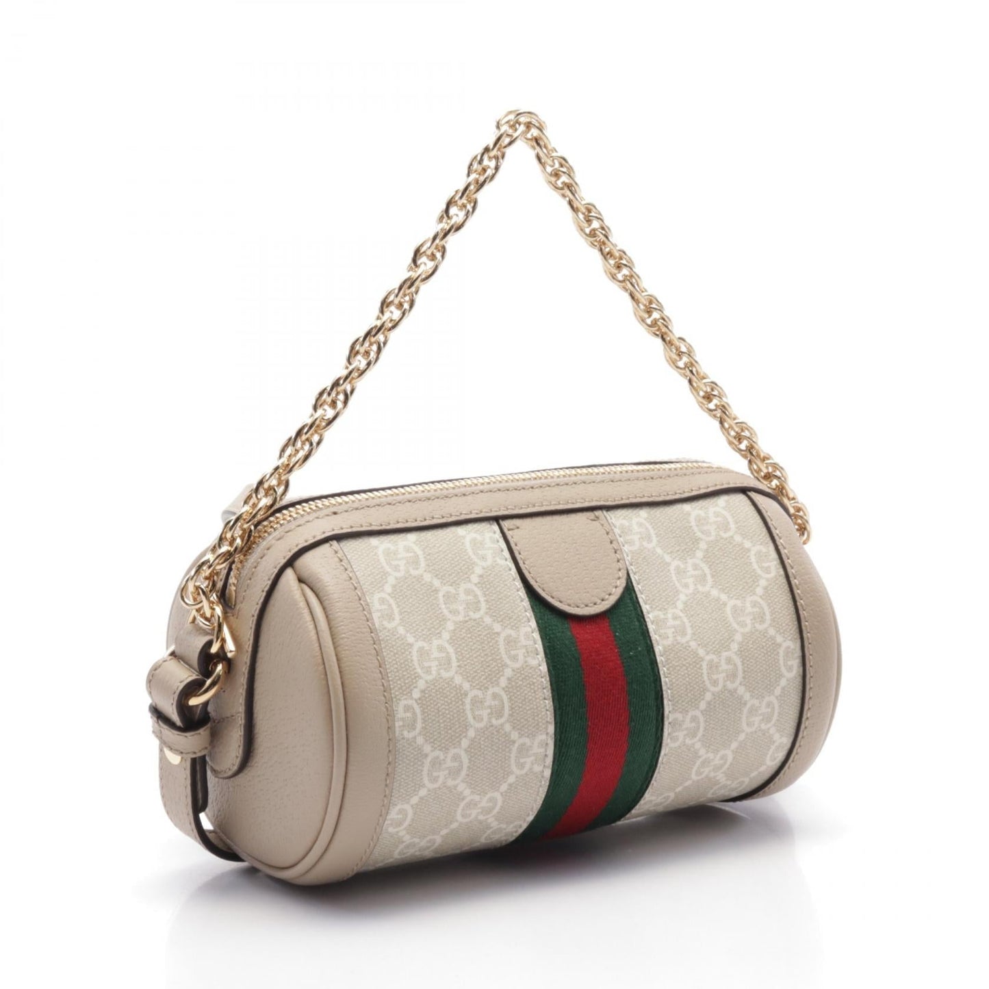 Luxury Gucci Trending 2025 Ophidia GG Supreme Mini Shoulder bag PVC Coated Canvas Leather Beige Multicolor