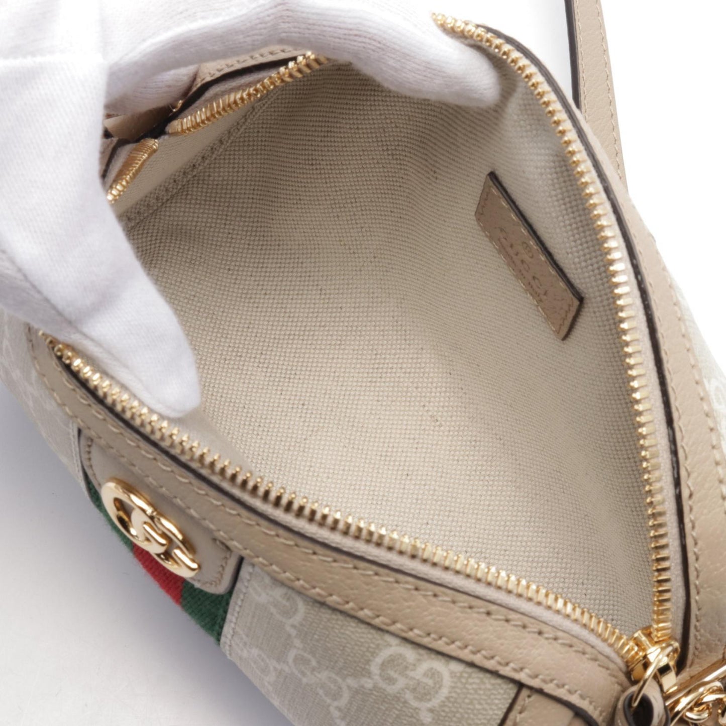 Luxury Gucci Trending 2025 Ophidia GG Supreme Mini Shoulder bag PVC Coated Canvas Leather Beige Multicolor