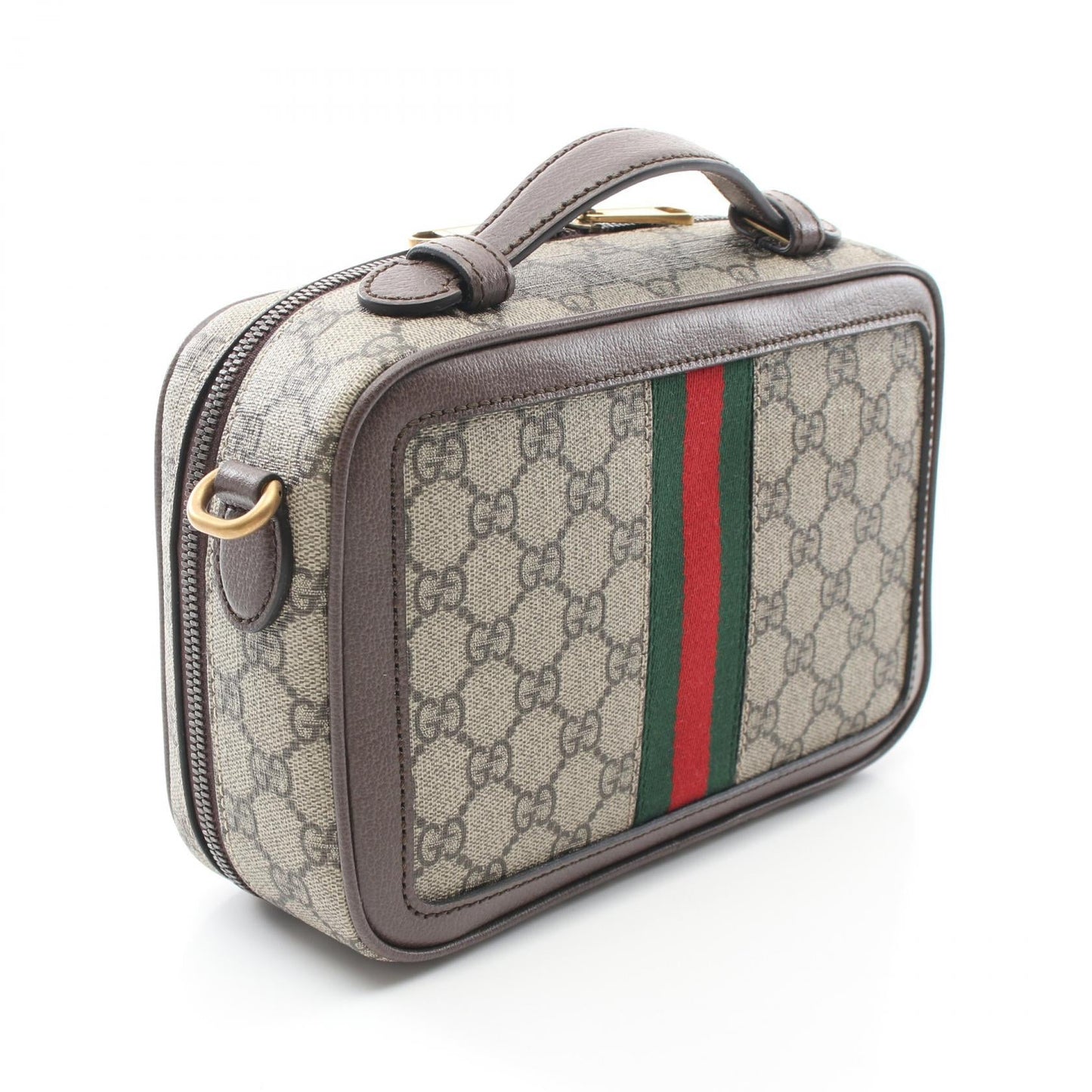 Luxury Gucci Trending 2025 Offdia GG Supreme Shoulder bag PVC Coated Canvas Leather Beige Brown Multicolor