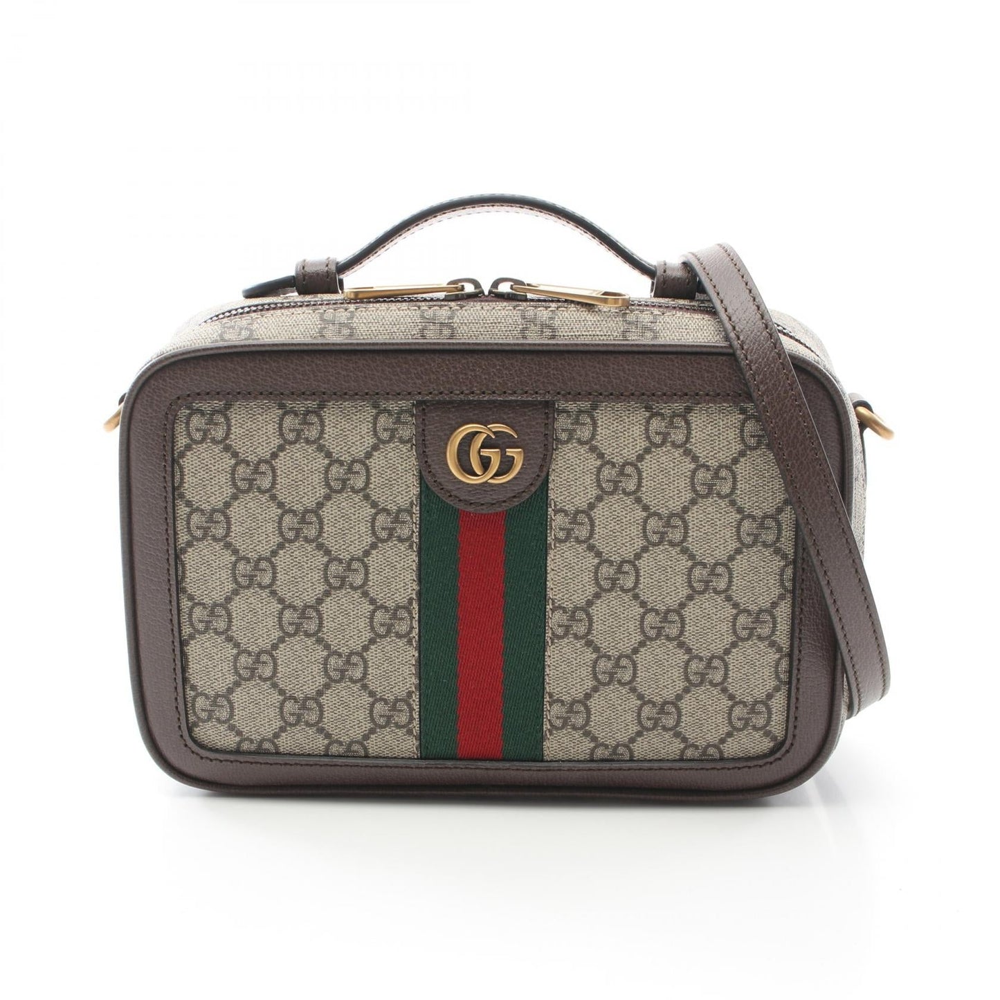 Luxury Gucci Trending 2025 Offdia GG Supreme Shoulder bag PVC Coated Canvas Leather Beige Brown Multicolor