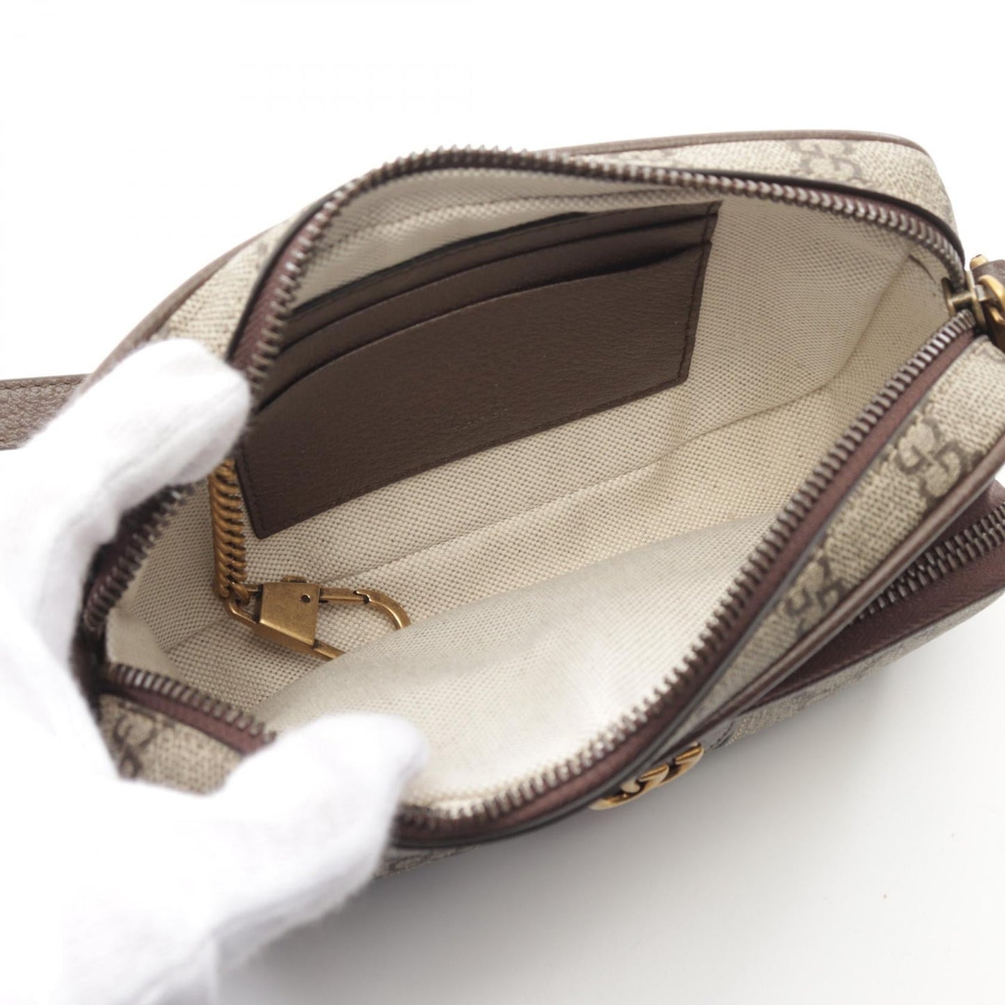Luxury Gucci Trending 2025 Ophidia Mini bag GG Supreme Shoulder bag PVC Coated Canvas Leather Beige Brown Multicolor