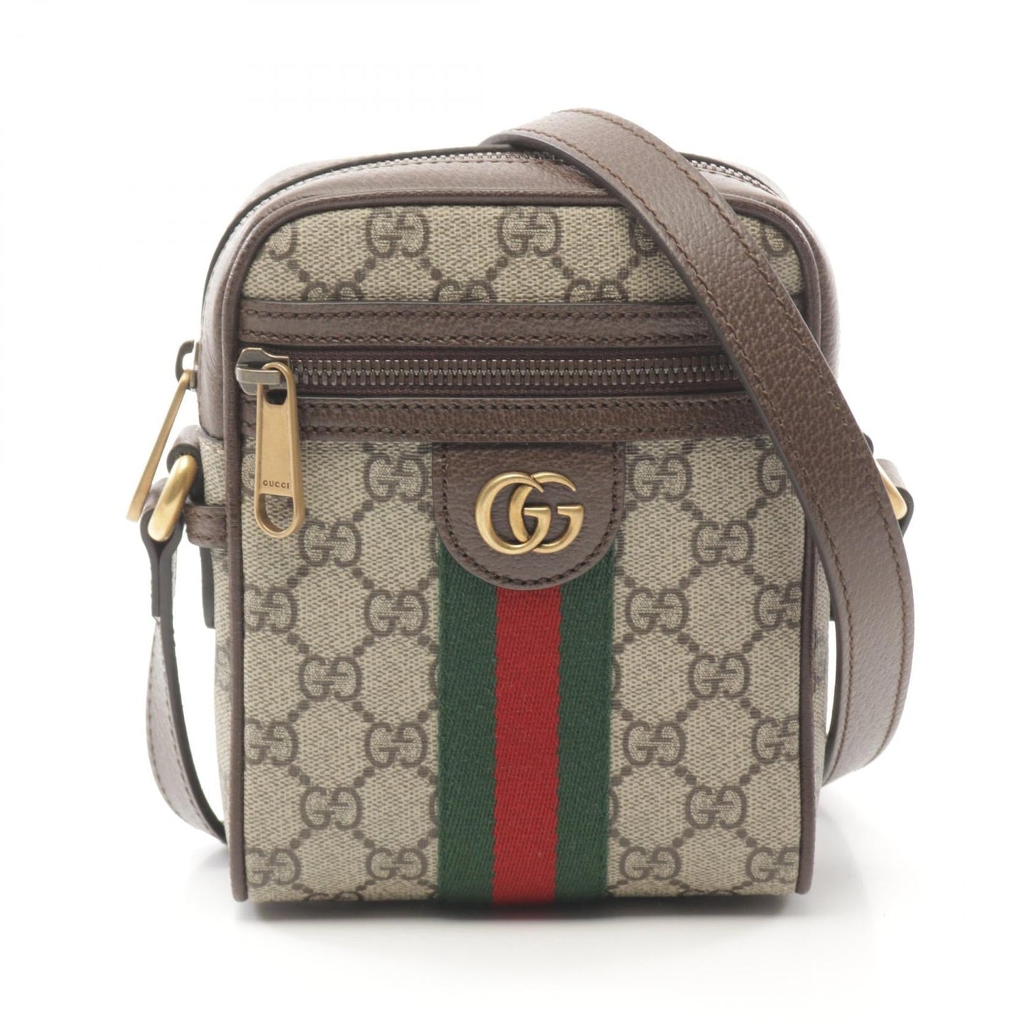 Luxury Gucci Trending 2025 Ophidia GG Supreme Shoulder bag PVC Coated Canvas Leather Beige Brown Multicolor