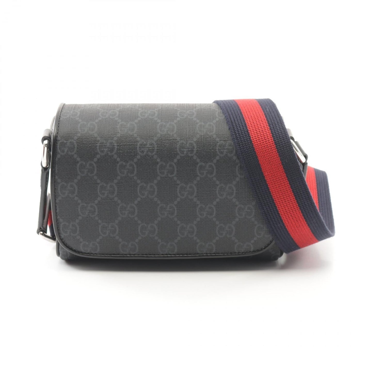 Luxury Gucci Trending 2025 GG Supreme Super mini bag Shoulder bag PVC Coated Canvas Leather Gray Black