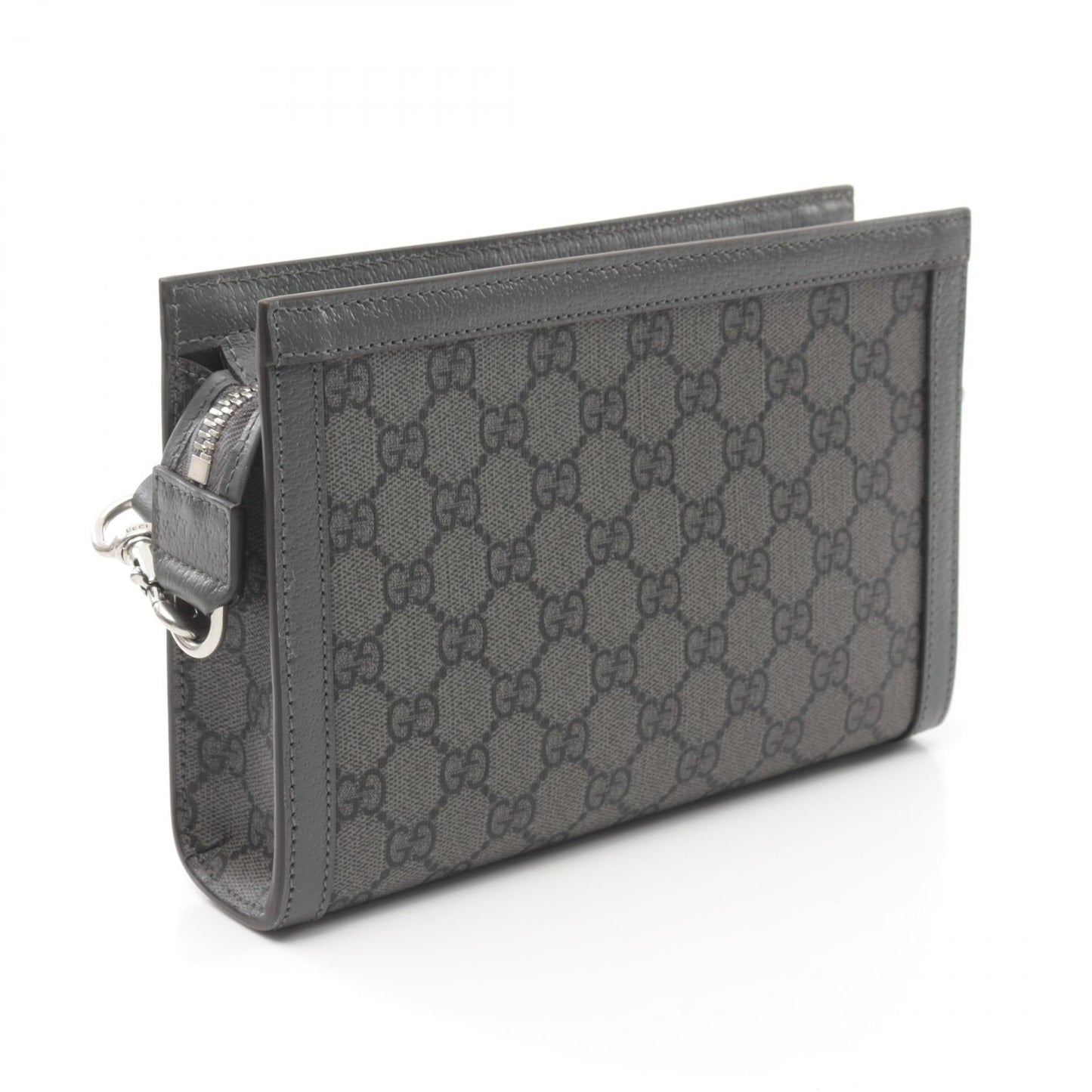 Luxury Gucci Trending 2025 Ophidia Super mini bag Shoulder bag PVC Coated Canvas Leather Gray
