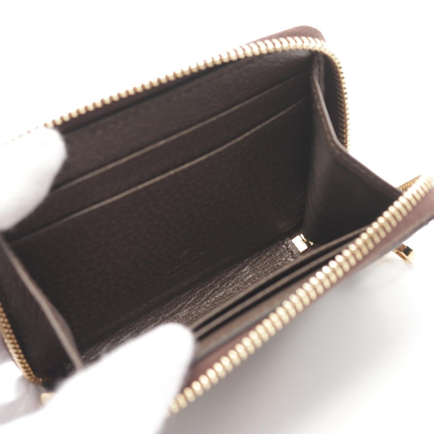 Luxury Gucci Trending 2025 Ophidia GG Supreme Card case PVC Coated Canvas Leather Beige Brown Multicolor