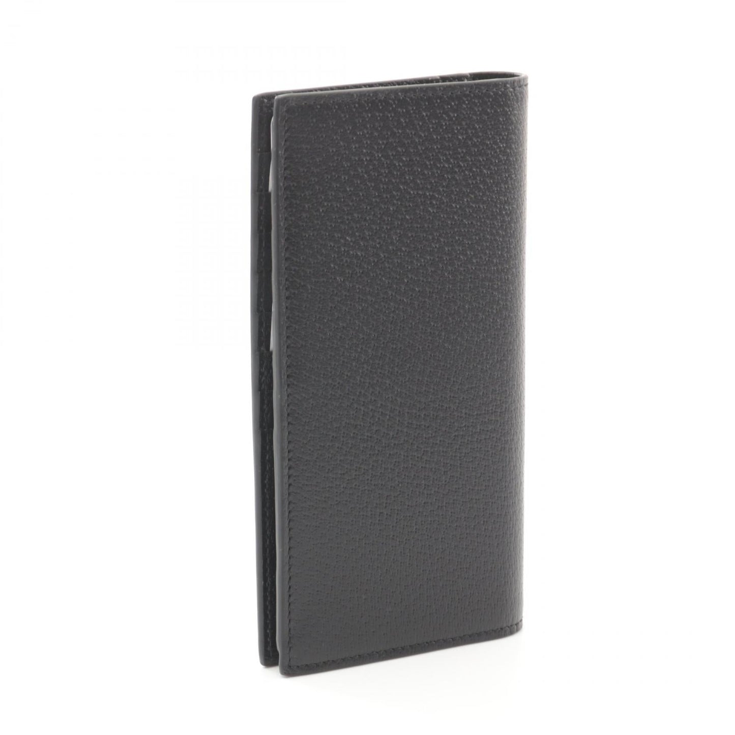 Luxury Gucci Trending 2025 Double G Bi-fold Long Wallet Leather Black