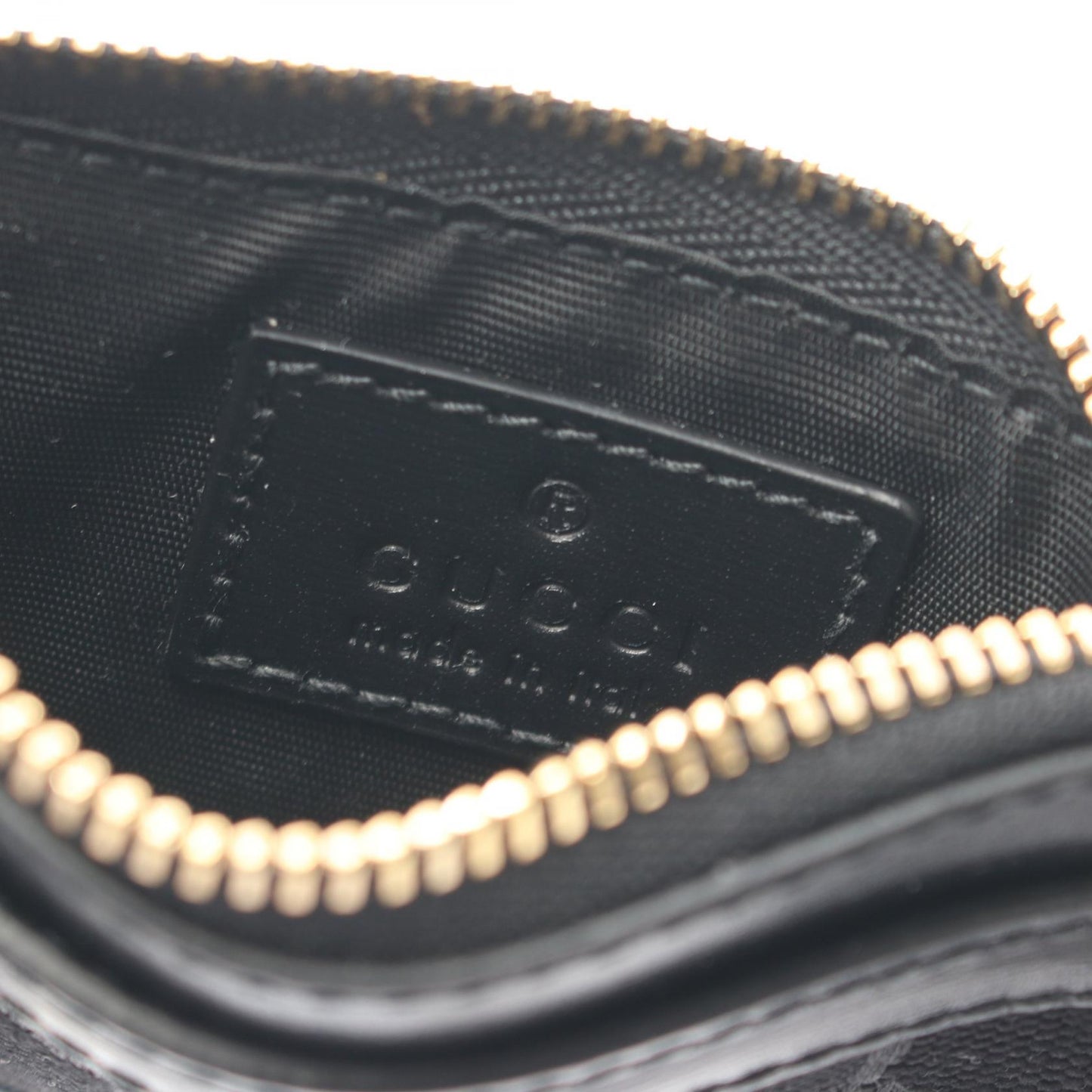 Luxury Gucci Trending 2025 GG canvas Coin purse Canvas Leather Black