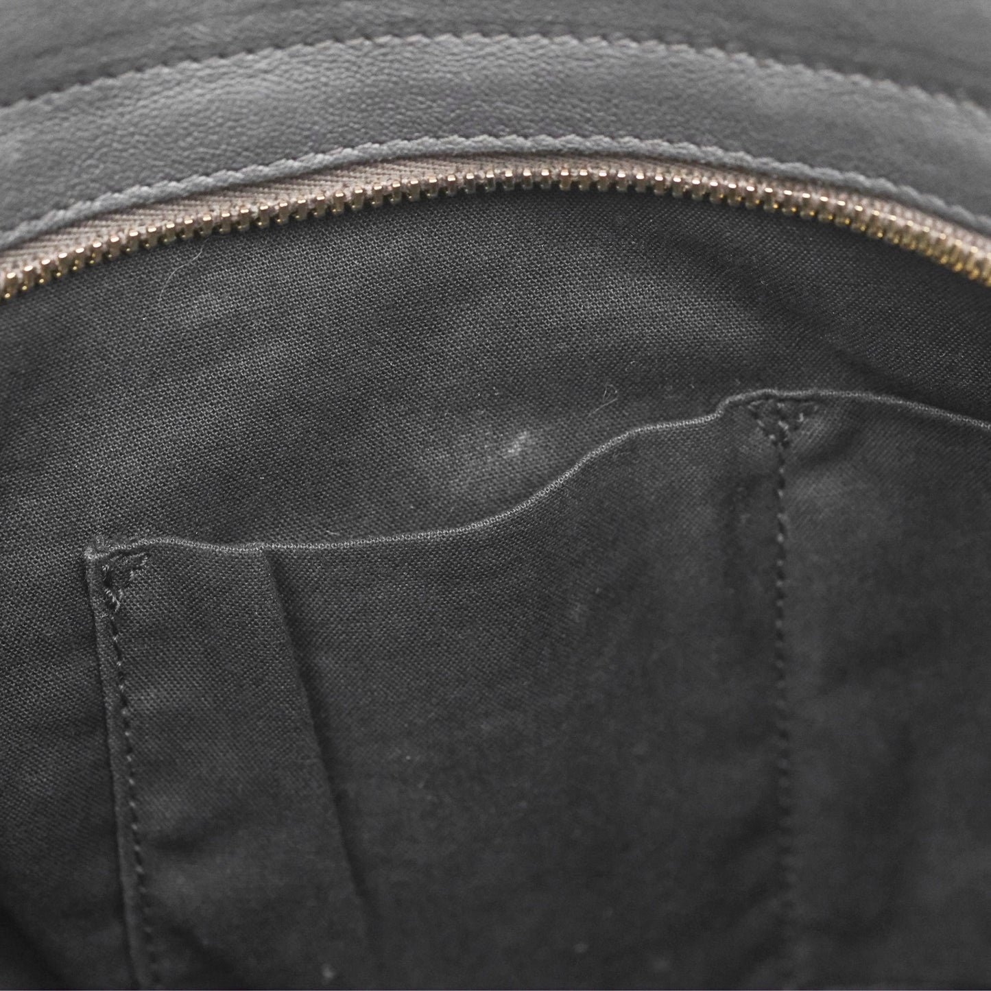Saint Laurent Chyc Bag Dark Grey Calfskin Gold Hardware