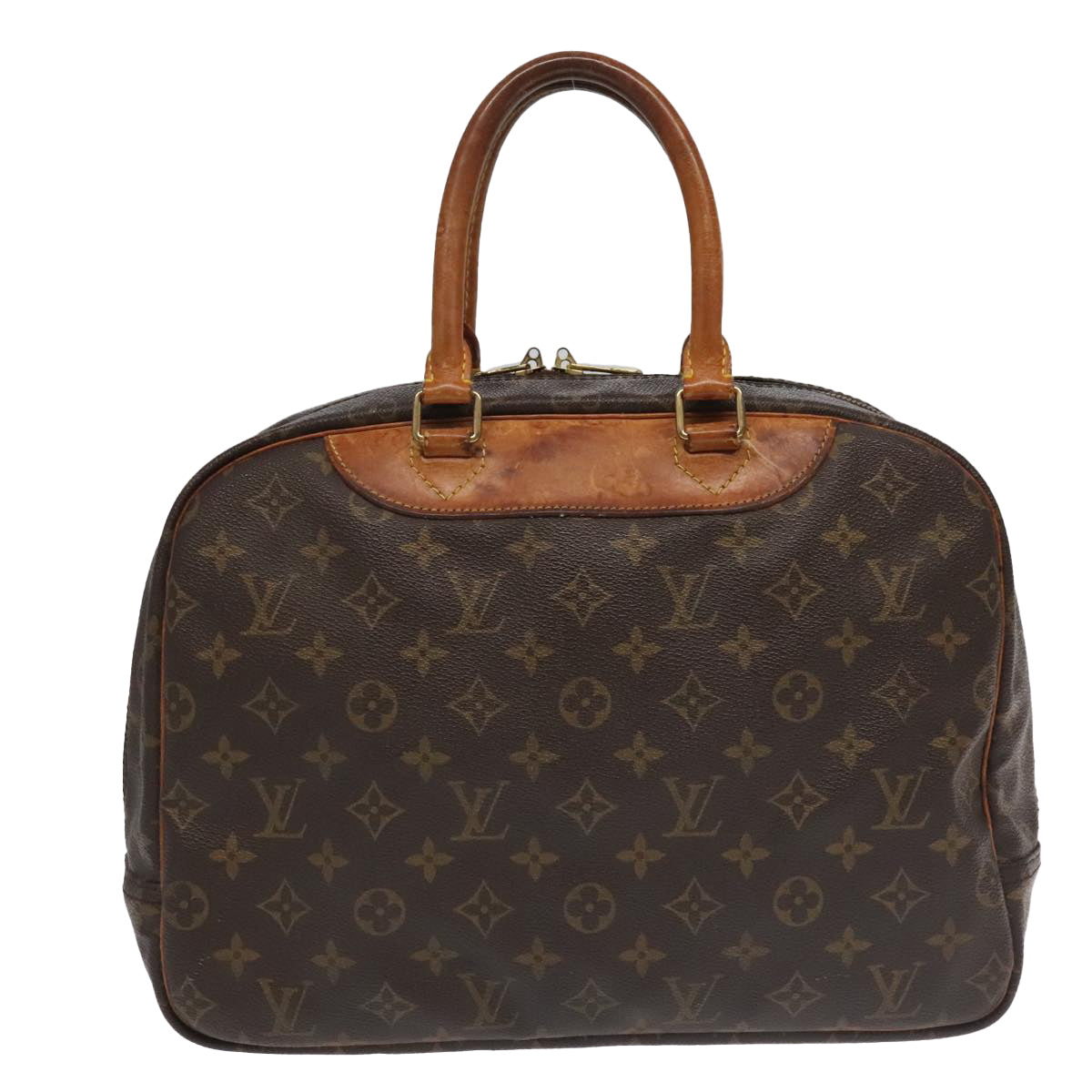 LOUIS VUITTON Monogram Deauville Hand Bag M47270 LV 95870
