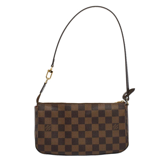Louis Vuitton Pochette Accessoire  Canvas Clutch Bag ()