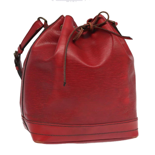 LOUIS VUITTON Epi Noe Shoulder Bag Red M44007 LV 95875